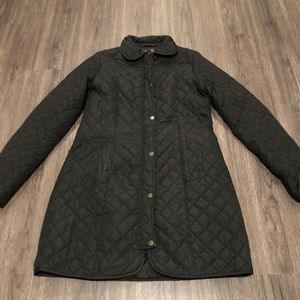 Long Tall Sally Size 8 Black Quilted Jacket